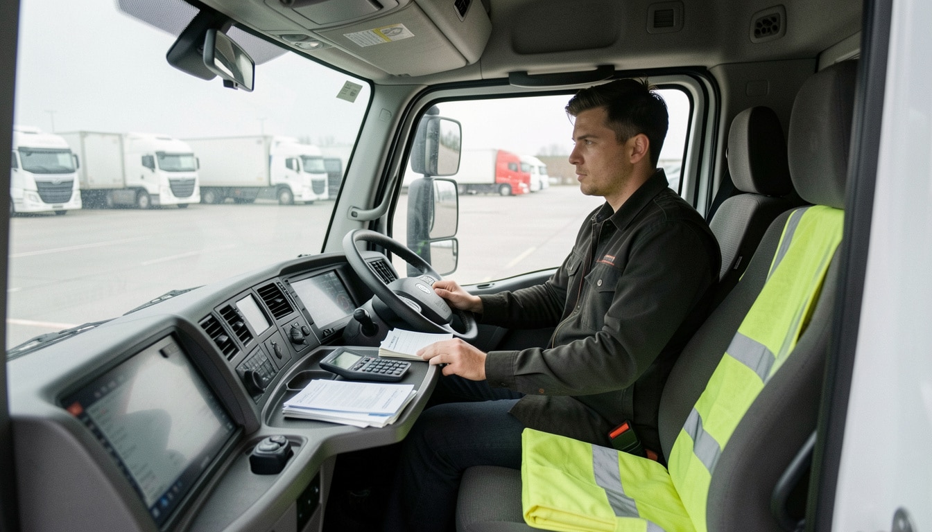 Salaire net d’un chauffeur routier: calcul et primes