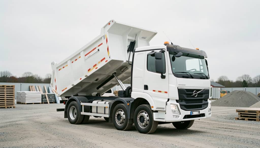 Dimensions d’un camion benne et capacité utile