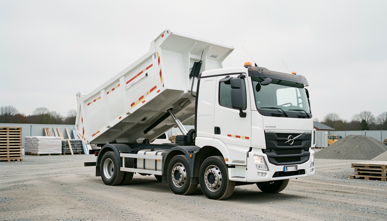 Dimensions d’un camion benne et capacité utile