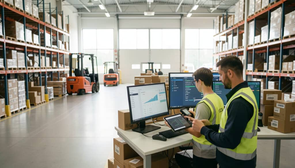 ERP logistique pour piloter stocks, flux et entrepôts