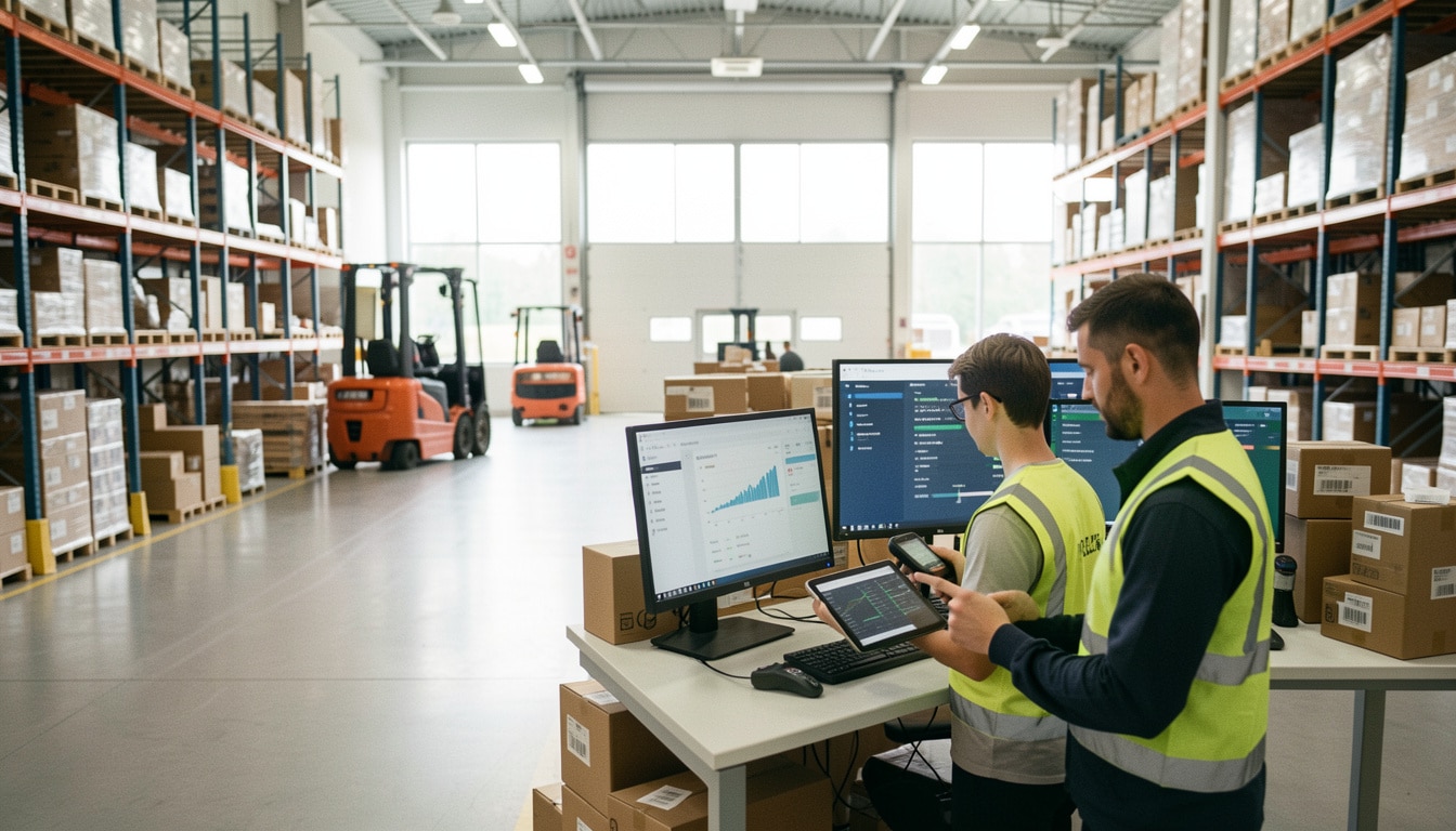 ERP logistique pour piloter stocks, flux et entrepôts