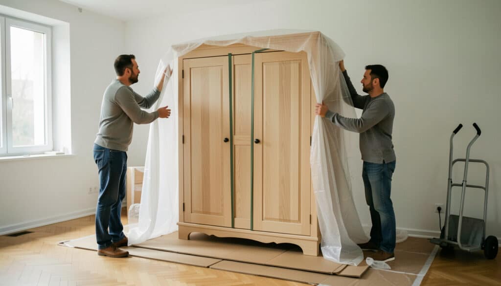Comment déménager une armoire sans l’abîmer