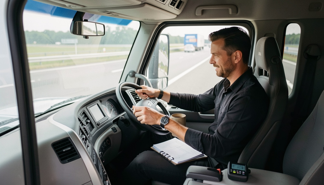 Temps de travail d’un chauffeur routier: règles et repos