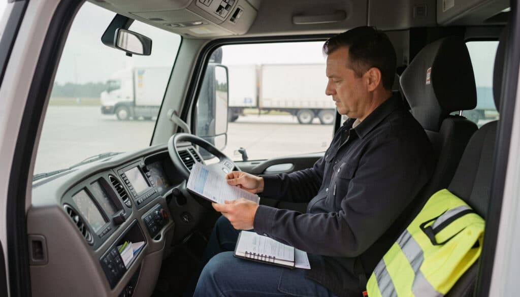 Salaire d’un chauffeur routier : brut, net et primes